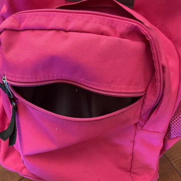 Trans by Jansport 17" Supermax Backpack - Hot Pink laptop + school supplies - Picture 8 of 16